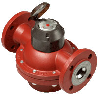 Aqua Metro, VZO/A Mechanical Oil Flow Meters, EC Resale Approved, PN25-40 Flanged
