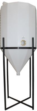 Conical Food Grade LDPE - Polyethylene Tank, 220 Litre With Stand