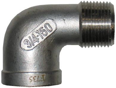 316 Stainless Street Elbow - 90 Degree MF