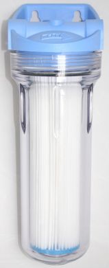 10 Inch Polypropylene / Polycarbonate Filter with integral bracket