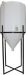 Conical Food Grade LDPE - Polyethylene Tank, 220 Litre With Stand