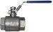 Lever Ball Valves (Lockable), 2-Piece, Stainless Steel 316
