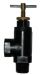 Pressure Relief Valve, 0-17 Bar Adjustable, Nylon