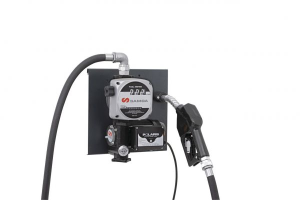 Samoa 230v AC Wall Mounted Metered Diesel Pump Transfer Kit - Polaris Series