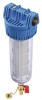 Aqua 9,3/4" AP-EASY Polypropylene Filter Housing, with Strainer and Drain Cock