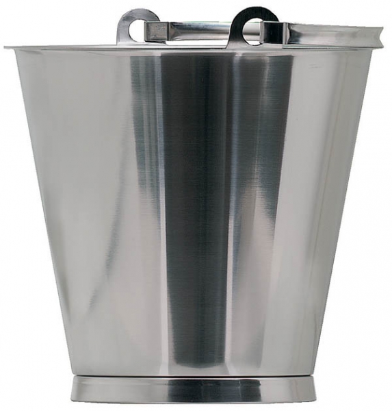 Bucket, Stainless Steel, With Bottom Band, 10L, 12L and 15L