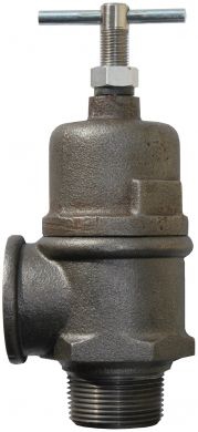 Pressure Relief Valve, Adjustable 0-15 Bar, Cast Iron Bodied, 1,1/4" BSP