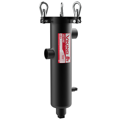 Cim-Tek Viking B1, Carbon Steel, (1) Bag Filter Housing, 1.5" NPT, 40GPM