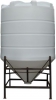 Conical / Cone Bottom, Food Grade LDPE Tank, 4900 Litre With Stand 