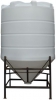 Conical / Cone Bottom, Food Grade LDPE Tank, 5900 Litre With Stand 