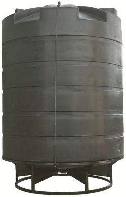 Conical / Cone Bottom, Food Grade LDPE Tank, 25000 Litre With Stand 