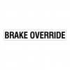 Gammon GTP-2135-15, BRAKE OVERRIDE Decal, 3M, 2,1/2”x15”