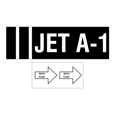 Gammon GTP-3255-A1, JET A-1 Decal Set, 3M