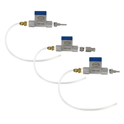 Gammon GTP-451-2, Sampling ball valve with GTP-235AH actuator for connection to AH and S Jet Test QD's