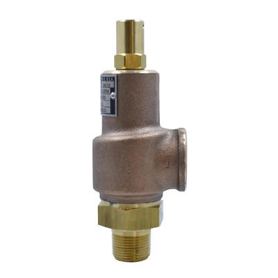 Gammon GTP-803B-1, Pressure Relief Valve, Bronze, 3/4” M x 3/4" F, 5-300 PSI