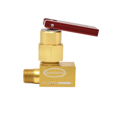 Gammon GTP-8326-1, Aqua-Glo Series V Toggle Valve, Alumnium, 1/8" NPT M-F (for GTP-191)