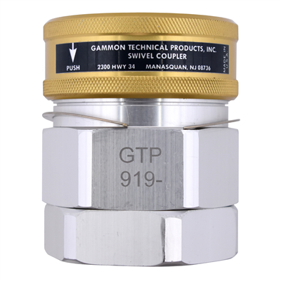 Gammon GTP-919, Female Dry Break Coupler, Aluminium, 1.5"