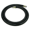 Continental Contitech HW, Statically Bonded (ATEX), Hardwall Wire & Cloth Reinforced Hose, with BSP Ends (Black)
