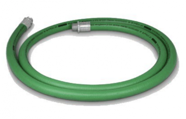 Goodyear, Statically Bonded (ATEX), Hardwall Wire & Cloth Reinforced Hose, with BSP Ends (Green)