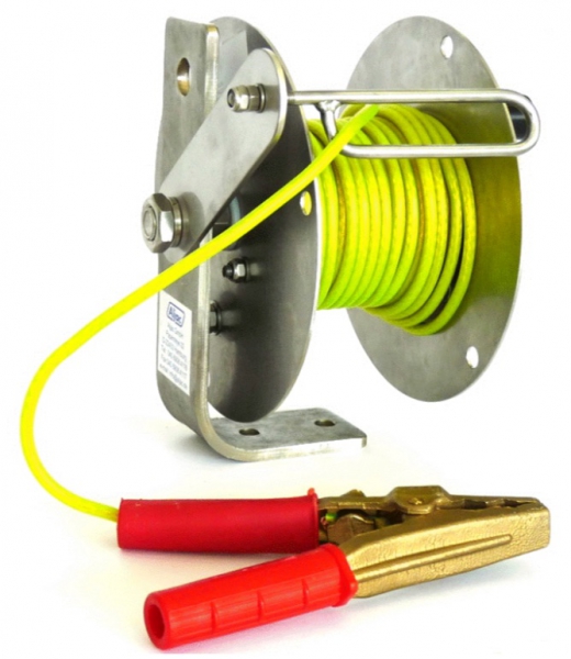 Static Grounding Reel, Stainless Steel, ATEX Approved