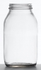 Flint Glass Clear Glass Jars, 30ml to 500ml