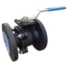 Ball Valve, Lever Handle, WCB Carbon Steel, 2-Pc BS EN 1092-1 PN16 Flanged