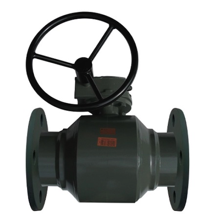 Ball Valve, Geared Handwheel, A105 Carbon Steel, BS EN 1092-1 PN16 Flanged