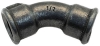Malleable / Black Iron, EN10226 Pt.1, Bend FF, 45 Deg., Fig.41