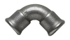 Malleable / Black Iron, EN10226 Pt.2, Short Bend FF, 90 Deg., Fig.2A