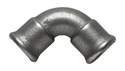 Malleable / Black Iron, EN10226 Pt.1, Short Bend FF, 90 Deg., Fig.2A