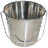 Bucket, Stainless Steel, Spun, 12L