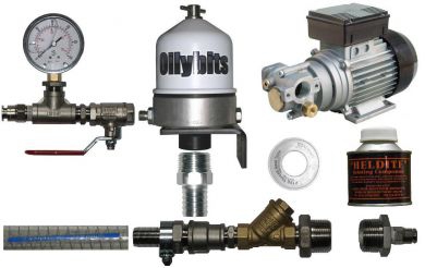 Oilybits OB Series Centrifugal Oil Cleaner (Centrifuge & Pump Kit), 210 to 4500 LPH