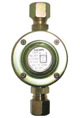 GOK ODR Pressure Reducing Valve, For Agas, 100mb Pre-Set