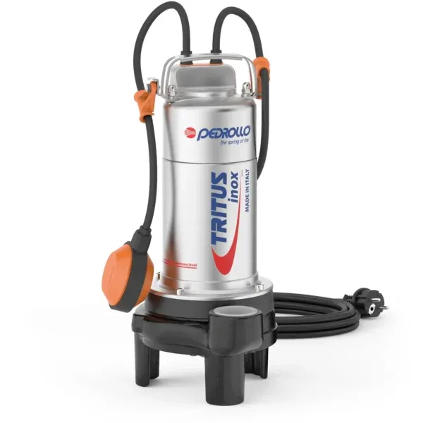 Pedrollo Tritus Inox Submersible Pump With Grinder