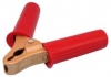 RACO Cast Brass Earthing Clip, Large, 25-50mm2, 500AMP, Red Handle