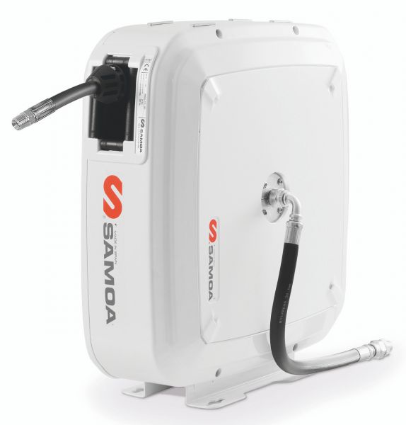 SAMOA RM-12CL Individually Enclosed Hose Reel for Windscreen Wash/AdBlue®/Detergents - 10 m x 1/2"