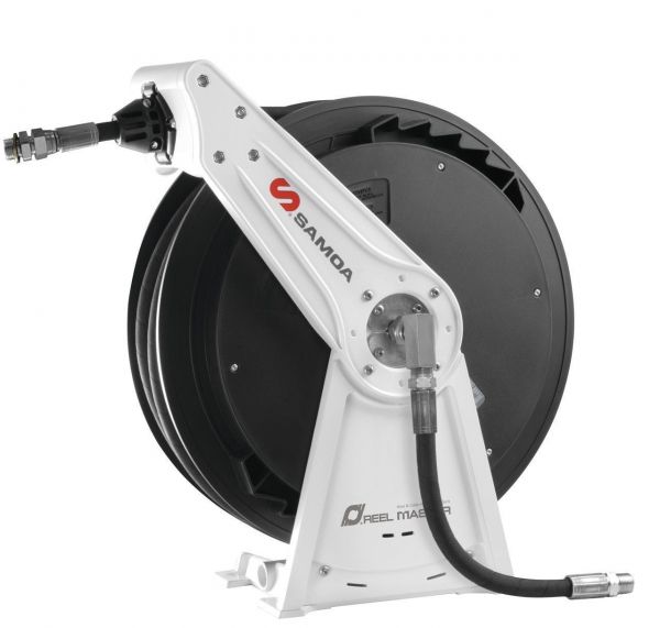 SAMOA RM12S Single Arm Hose Reel for Air/Water/Antifreeze Solutions - 15m x 3/8"