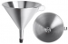 Funnel, Stainless Steel, Fitted with Strainer