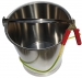 Fuel Sampling Bucket, Stainless Steel with Bottom Band, Fitted With Grounding Cable and RACO Clip. 10L, 12L and 15L