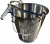 Fuel Sampling Bucket, Stainless Steel with Bottom Band, Fitted With Grounding Cable and ATEX Clip. 10L, 12L and 15L