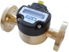 Technoton DFM Digital LCD Fuel Meter, for Marine Engine Fuel Consumption, Brass, Flanged