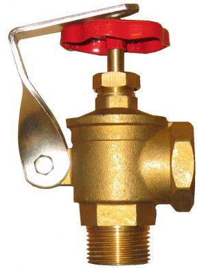 Angle Flow Valve (Lockable), Brass