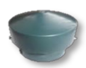 Vent Cap, Green Polypropylene