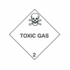 CLASS 2.3 (TOXIC GASES) HAZARD LABELS (250MM X 250MM), Roll of 20