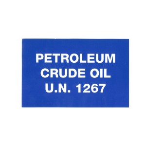 PRODUCT LABEL UN 1267 (PETROLEUM CRUDE OIL), Roll of 20