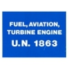 PRODUCT LABEL UN 1863 (FUEL AVIATION TURBINE), Roll of 20